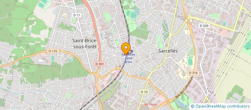 localisation de l'entreprise MONSIEUR MOHAMED ALI BENYAHIA à SAINT-BRICE-SOUS-FORET