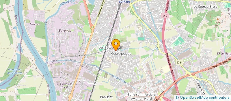 localisation de l'entreprise MONSIEUR MOHAMED-ALI BOUABANA  MORIERES LES AVIGNON