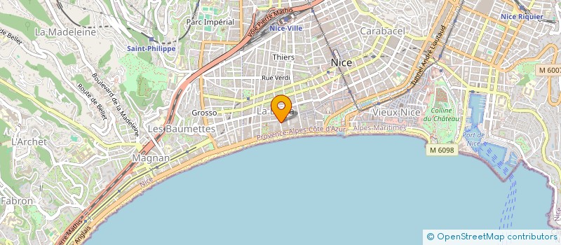 localisation de l'entreprise MONSIEUR MOHAMED ALI BOUKADIDA à NICE