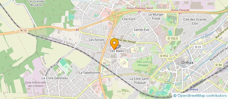 localisation de l'entreprise MONSIEUR MOHAMED ALI BOUROUROU à DREUX