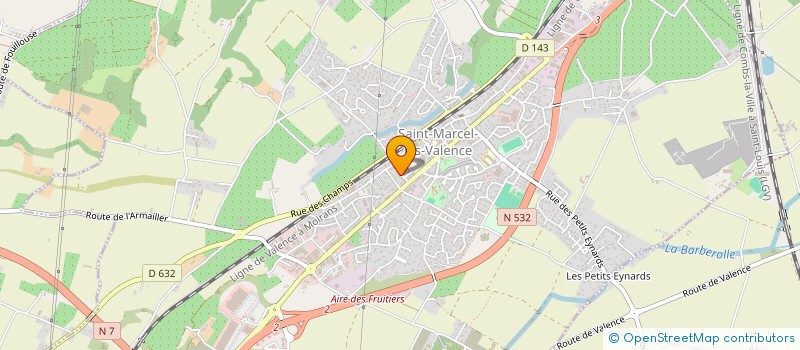 localisation de l'entreprise MONSIEUR MOHAMED-ALI CHAFFAR  SAINT-MARCEL-LES-VALENCE