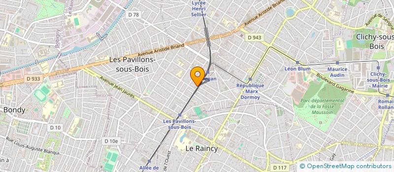 localisation de l'entreprise MONSIEUR MOHAMED-ALI CHAGOUR  LES PAVILLONS-SOUS-BOIS