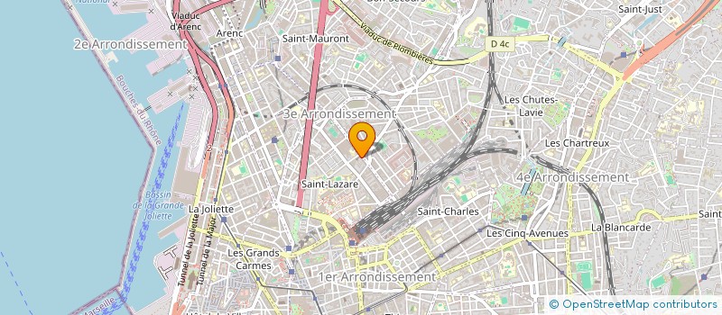 localisation de l'entreprise MONSIEUR MOHAMED-ALI DJALTI-BENZIANE  MARSEILLE