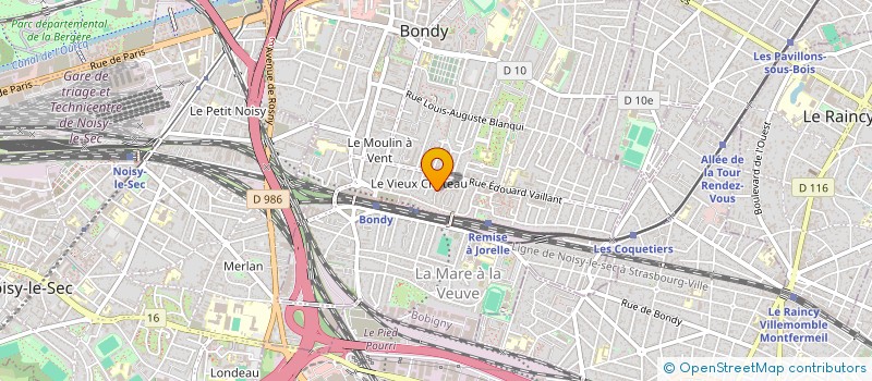 localisation de l'entreprise MONSIEUR MOHAMED-ALI EL GARES  BONDY