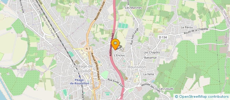 localisation de l'entreprise MONSIEUR MOHAMED-ALI FARHAT  ROUSSILLON