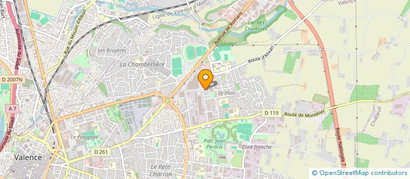 localisation de l'entreprise MONSIEUR MOHAMED ALI GUAHDOUR à VALENCE