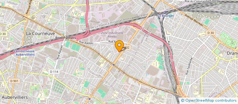 localisation de l'entreprise MONSIEUR MOHAMED ALI HAMDI à LA COURNEUVE