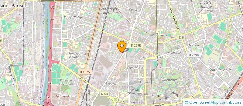 localisation de l'entreprise MONSIEUR MOHAMED ALI HANZOULI  GRENOBLE