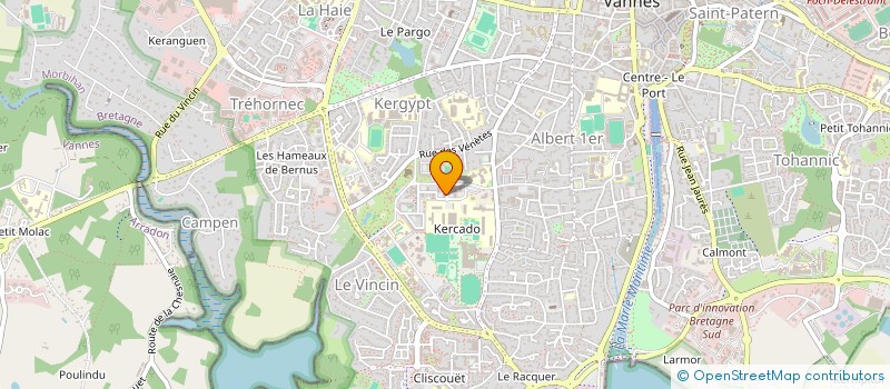 localisation de l'entreprise MONSIEUR MOHAMED ALI HIRARI à VANNES