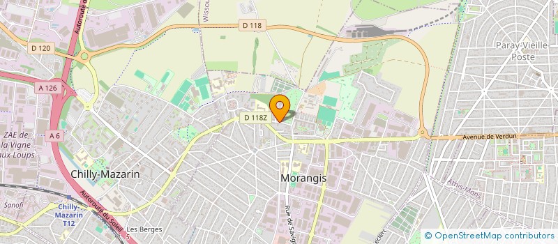 localisation de l'entreprise MONSIEUR MOHAMED ALI HNID à MORANGIS