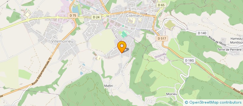 localisation de l'entreprise MONSIEUR MOHAMED ALI KAMMOU  VILLEMOIRIEU