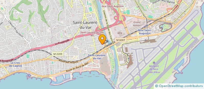 localisation de l'entreprise MONSIEUR MOHAMED ALI KHODJA à SAINT-LAURENT-DU-VAR