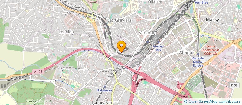 localisation de l'entreprise MONSIEUR MOHAMED ALI KRAIEM  PALAISEAU