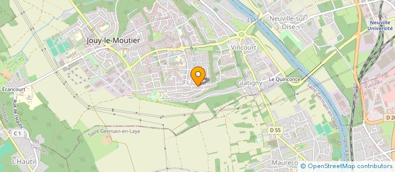 localisation de l'entreprise MONSIEUR MOHAMED-ALI LATIF  JOUY-LE-MOUTIER