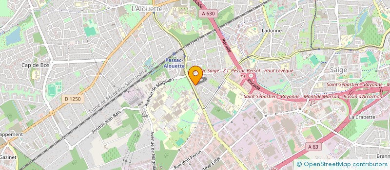 localisation de l'entreprise MONSIEUR MOHAMED ALI M'HAMDI à PESSAC