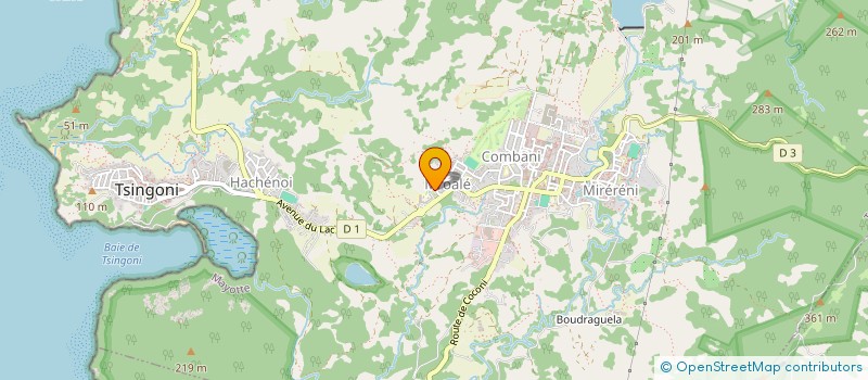 localisation de l'entreprise MONSIEUR MOHAMED ALI MADI MONDROHA  TSINGONI