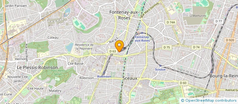 localisation de l'entreprise MONSIEUR MOHAMED ALI MAHROUG à FONTENAY-AUX-ROSES