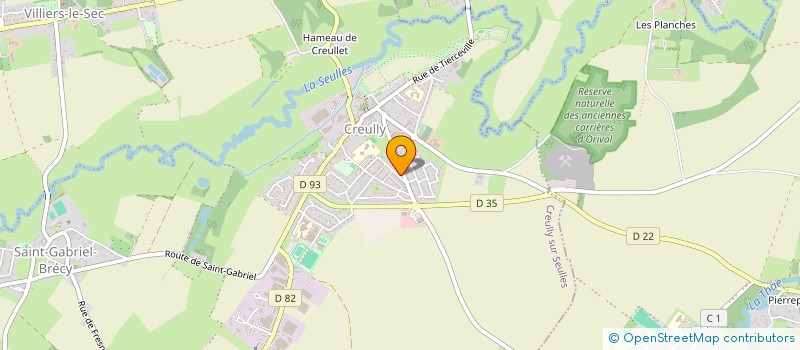 localisation de l'entreprise MONSIEUR MOHAMED ALI MESSAOUDI  CREULLY SUR SEULLES