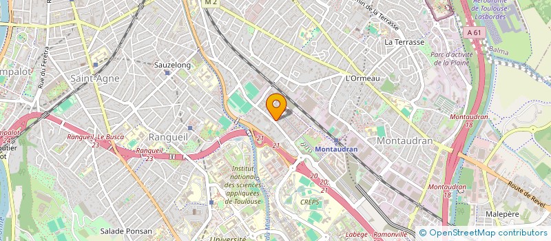 localisation de l'entreprise MONSIEUR MOHAMED ALI MOHAMED  TOULOUSE