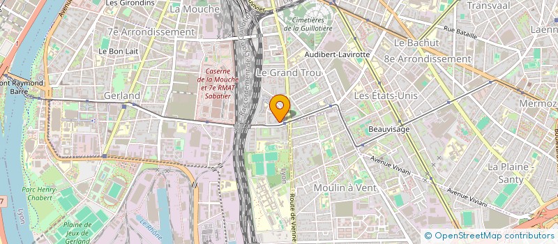 localisation de l'entreprise MONSIEUR MOHAMED ALI OMRANE  LYON