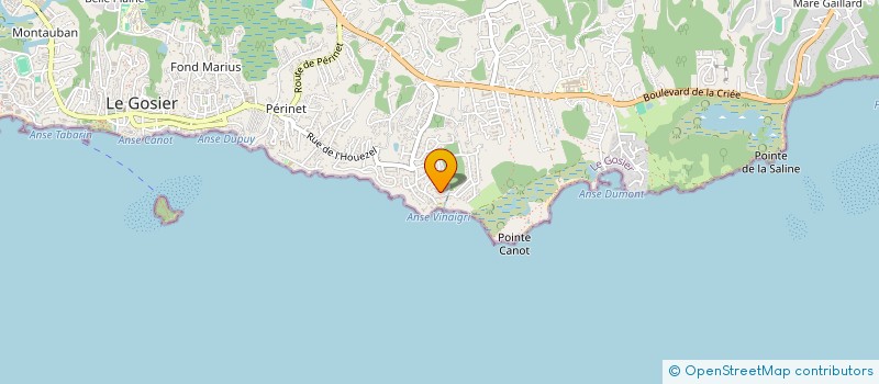 localisation de l'entreprise MONSIEUR MOHAMED-ALI RAHALI  LE GOSIER