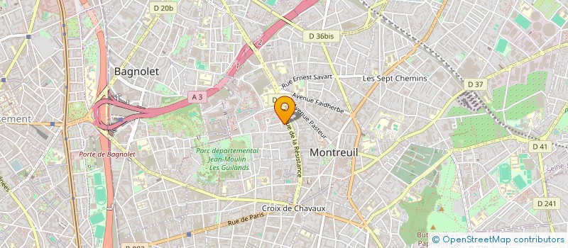 localisation de l'entreprise MONSIEUR MOHAMED-ALI RJAIBI à MONTREUIL