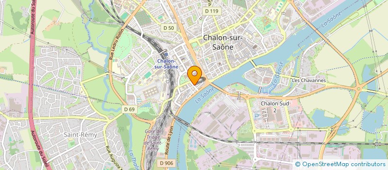 localisation de l'entreprise MONSIEUR MOHAMED ALI SANAA  CHALON-SUR-SAONE