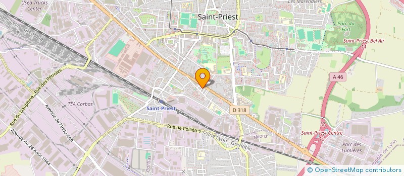 localisation de l'entreprise MONSIEUR MOHAMED-ALI SASSI  SAINT-PRIEST