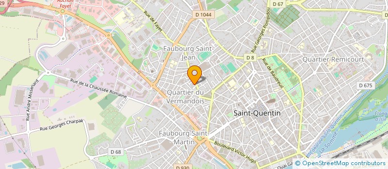 localisation de l'entreprise MONSIEUR MOHAMED-ALI SOW  SAINT-QUENTIN