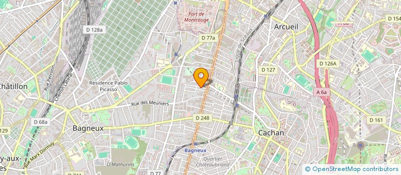 localisation de l'entreprise MONSIEUR MOHAMED ALI TATAR à BAGNEUX