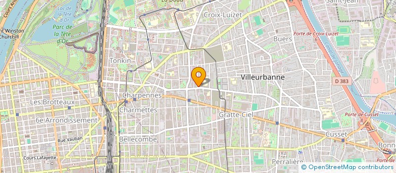 localisation de l'entreprise MONSIEUR MOHAMED-ALI TOUIZRAT  VILLEURBANNE