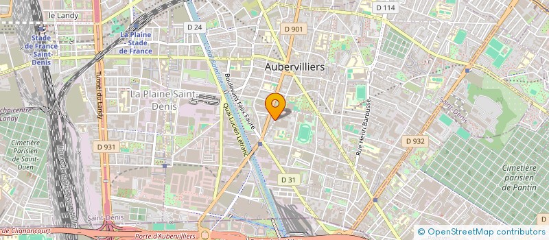 localisation de l'entreprise MONSIEUR MOHAMED ALI ZORGATI  AUBERVILLIERS