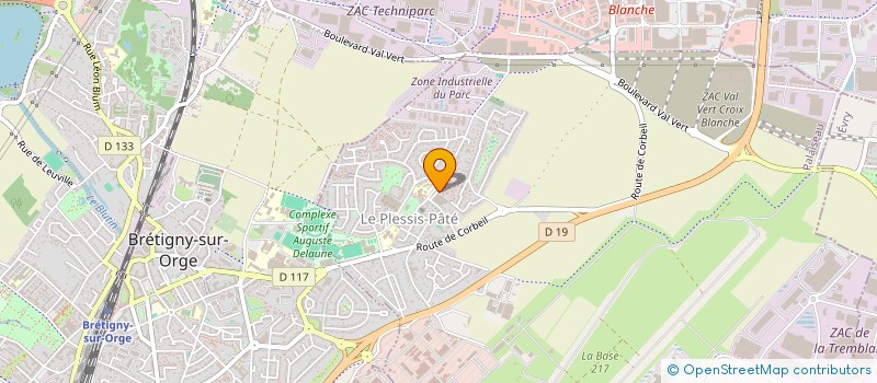 localisation de l'entreprise MONSIEUR MOHAMED ALIOUACHENE  LE PLESSIS-PATE