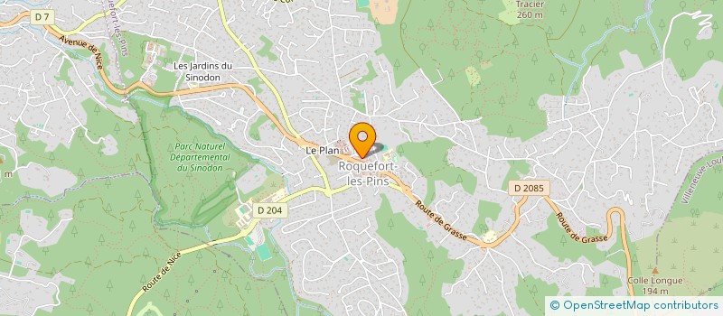 localisation de l'entreprise MONSIEUR MOHAMED ALKHATIB à ROQUEFORT-LES-PINS
