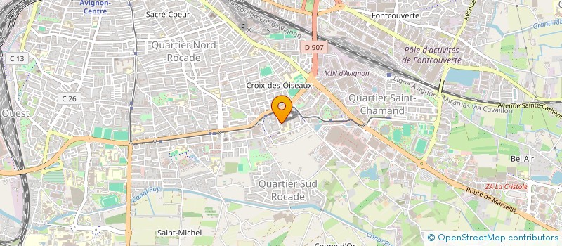 localisation de l'entreprise MONSIEUR MOHAMED ALLA à AVIGNON