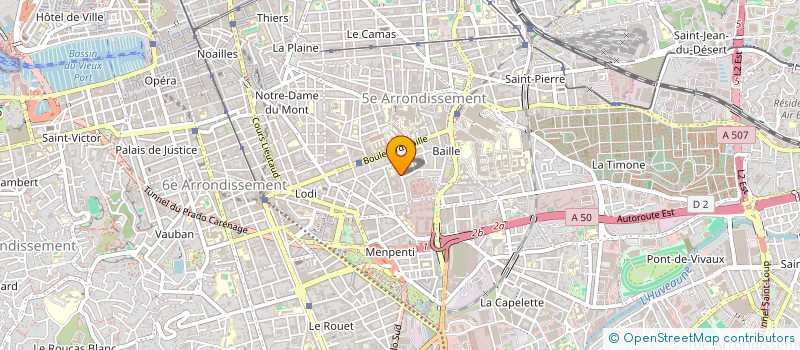 localisation de l'entreprise MONSIEUR MOHAMED ALLIOUA à MARSEILLE
