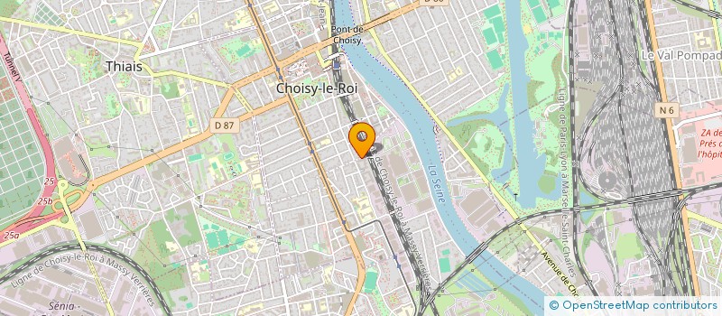 localisation de l'entreprise MONSIEUR MOHAMED ALLOU  CHOISY-LE-ROI