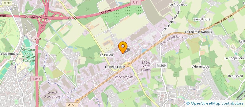 localisation de l'entreprise MONSIEUR MOHAMED ALOUANE  CARQUEFOU