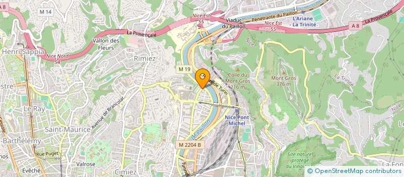 localisation de l'entreprise MONSIEUR MOHAMED ALOUANE à NICE