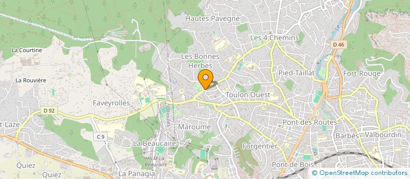 localisation de l'entreprise MONSIEUR MOHAMED ALOUANE  TOULON