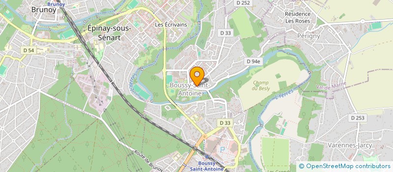 localisation de l'entreprise MONSIEUR MOHAMED ALOUANI  BOUSSY-SAINT-ANTOINE