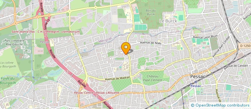 localisation de l'entreprise MONSIEUR MOHAMED ALOUINI à PESSAC
