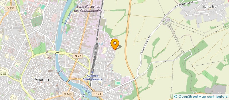 localisation de l'entreprise MONSIEUR MOHAMED ALOUSSI  AUXERRE