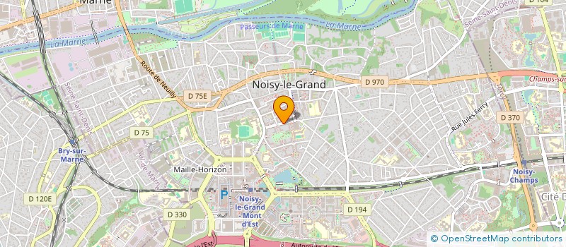 localisation de l'entreprise MONSIEUR MOHAMED ALPHA KABA à NOISY-LE-GRAND