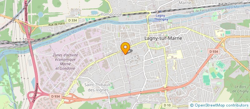 localisation de l'entreprise MONSIEUR MOHAMED-ALY SANE  LAGNY-SUR-MARNE