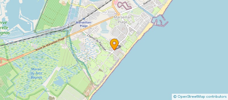 localisation de l'entreprise MONSIEUR MOHAMED AMAKRANE à MARSEILLAN