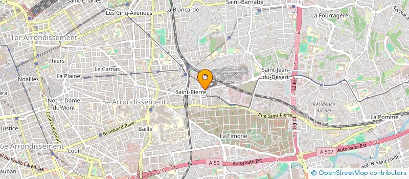 localisation de l'entreprise MONSIEUR MOHAMED AMAMOU à MARSEILLE