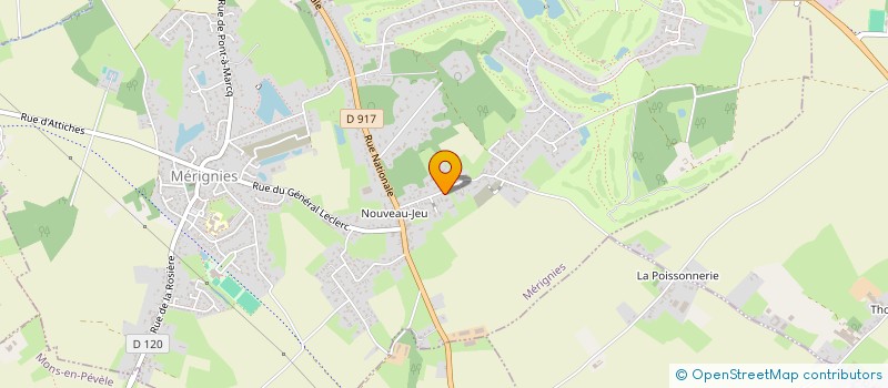 localisation de l'entreprise MONSIEUR MOHAMED AMARA  MERIGNIES