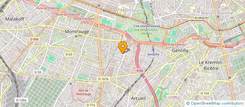 localisation de l'entreprise MONSIEUR MOHAMED AMARA  GENTILLY