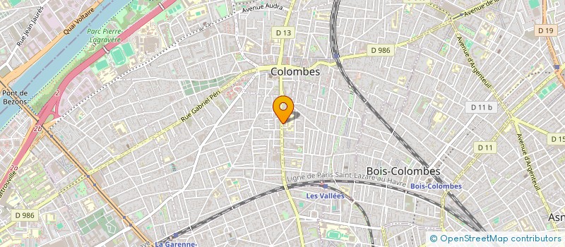 localisation de l'entreprise MONSIEUR MOHAMED AMARA à COLOMBES
